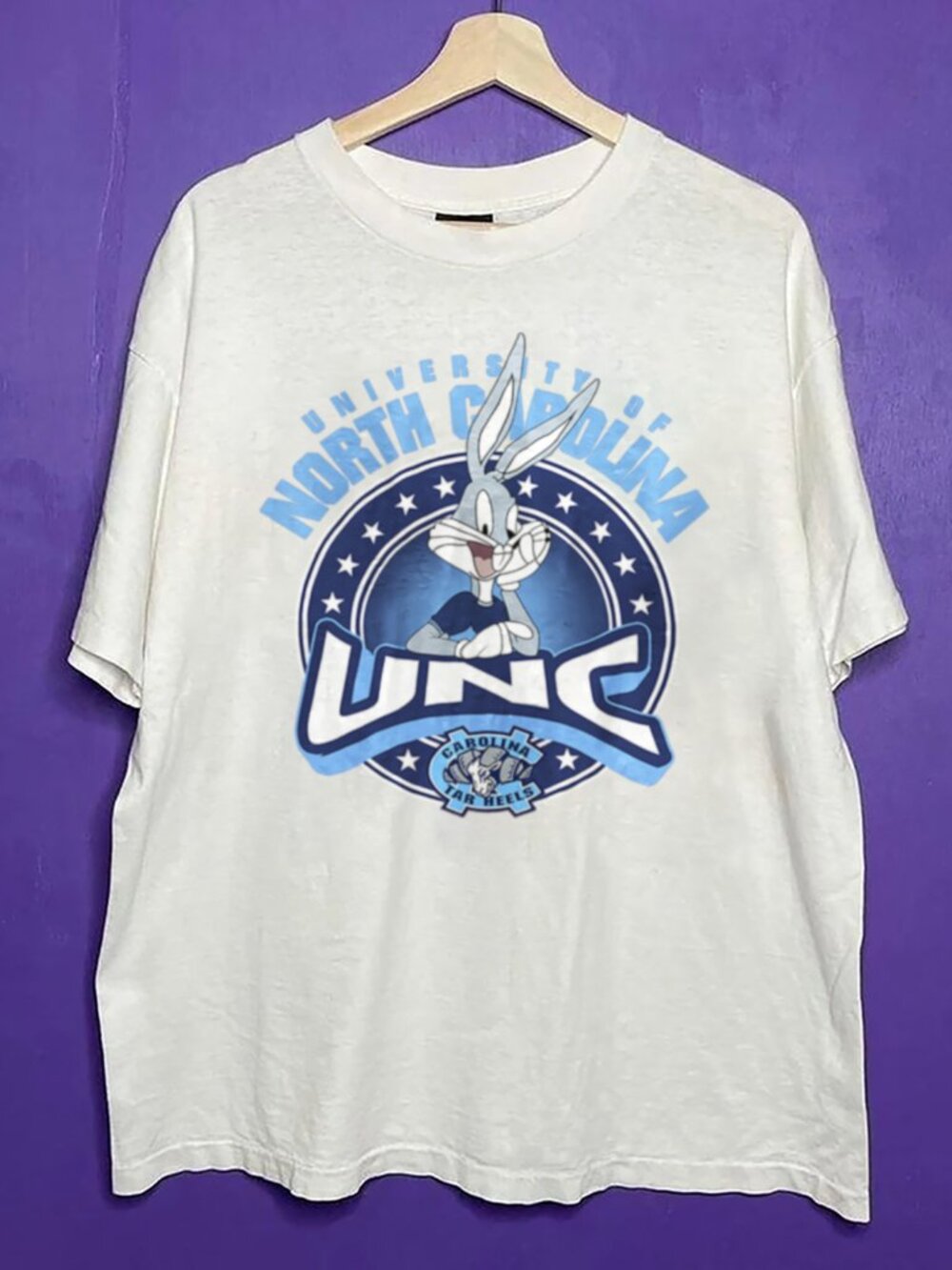 Unc Tar Heels Looney Tunes Bugs Bunny Shirt, University of North Unisex Shirt